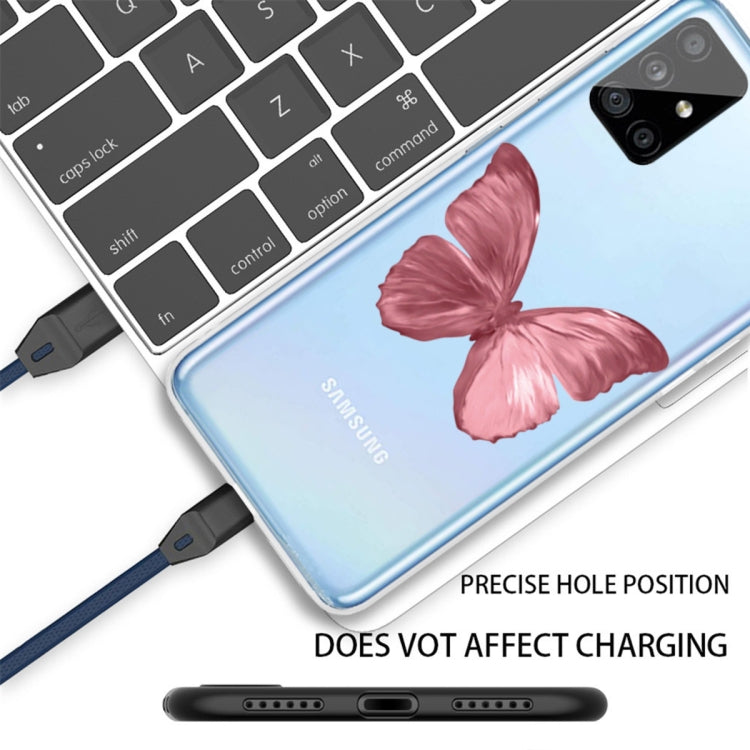 For Samsung Galaxy A71 Shockproof Painted TPU Protective Case