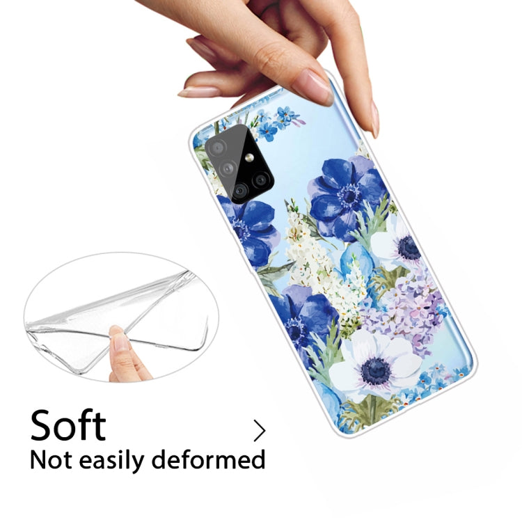 For Samsung Galaxy A71 Shockproof Painted TPU Protective Case