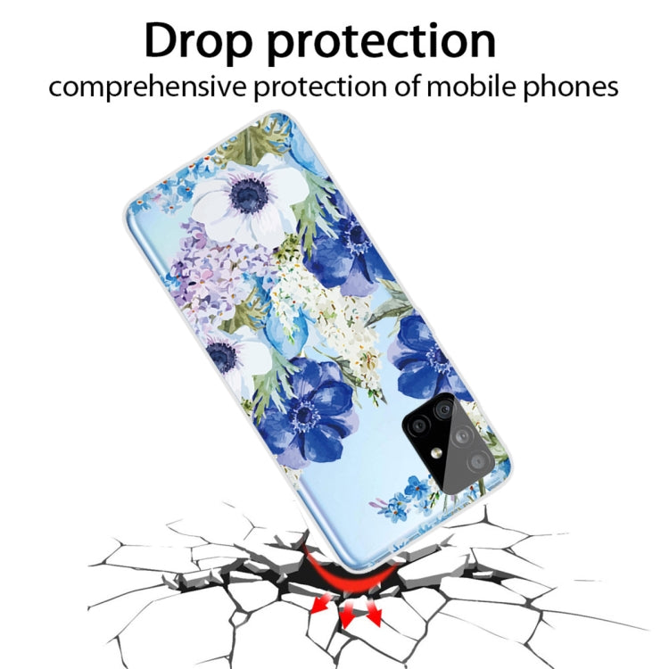 For Samsung Galaxy A71 Shockproof Painted TPU Protective Case