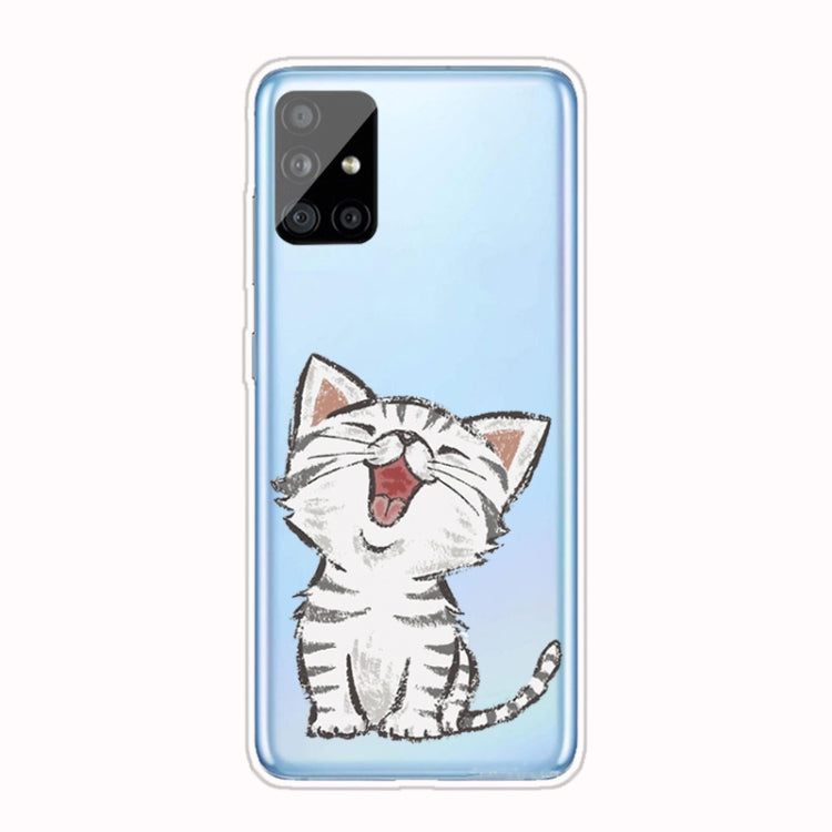 For Samsung Galaxy A71 Shockproof Painted TPU Protective Case