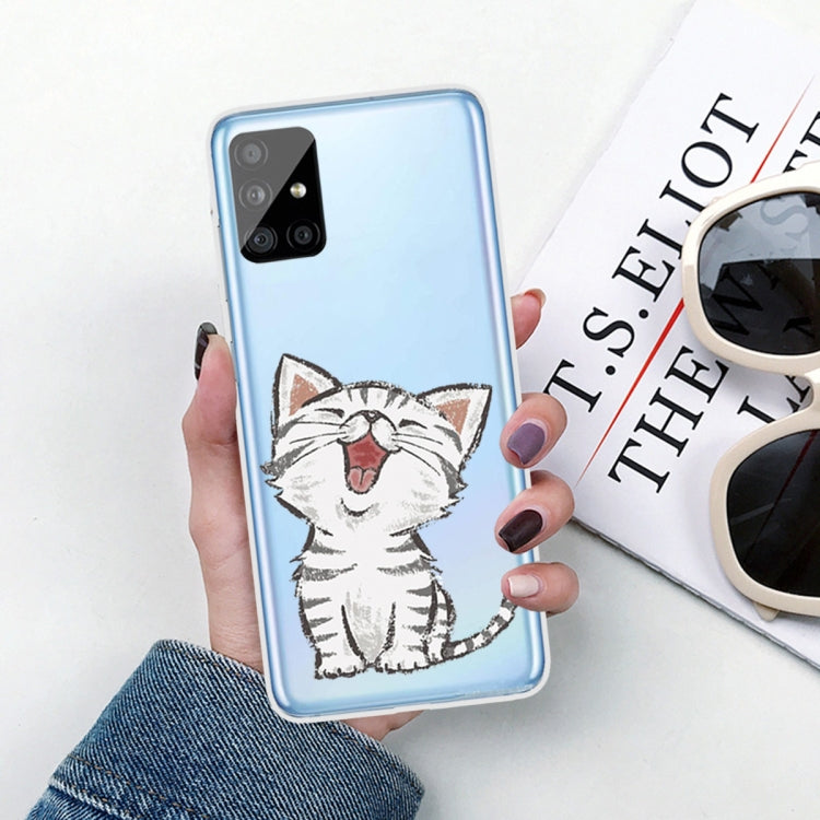 For Samsung Galaxy A71 Shockproof Painted TPU Protective Case