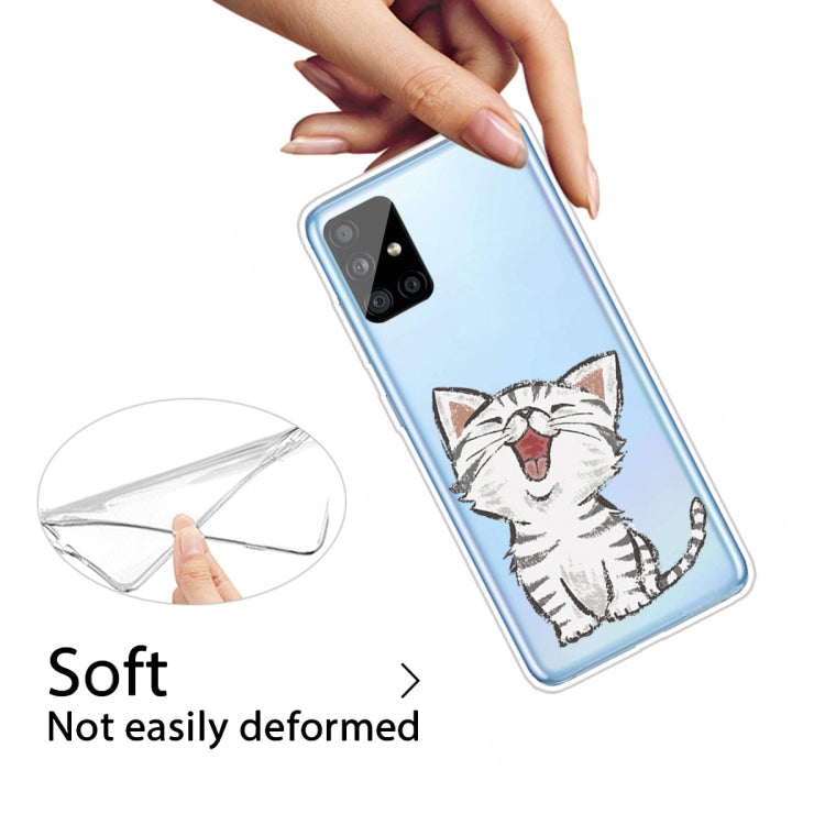 For Samsung Galaxy A71 Shockproof Painted TPU Protective Case