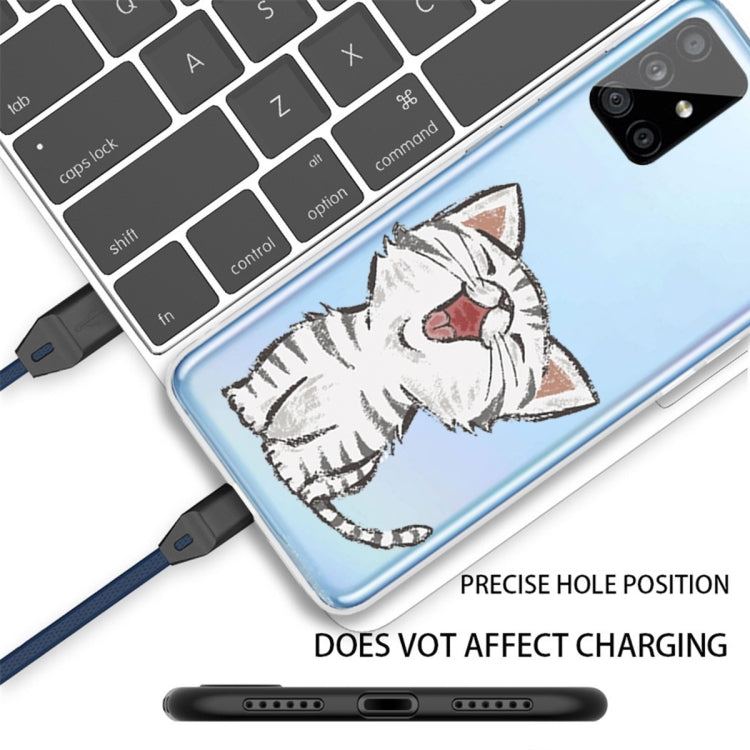 For Samsung Galaxy A71 Shockproof Painted TPU Protective Case