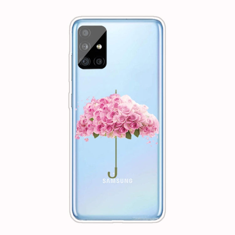 For Samsung Galaxy A71 Shockproof Painted TPU Protective Case