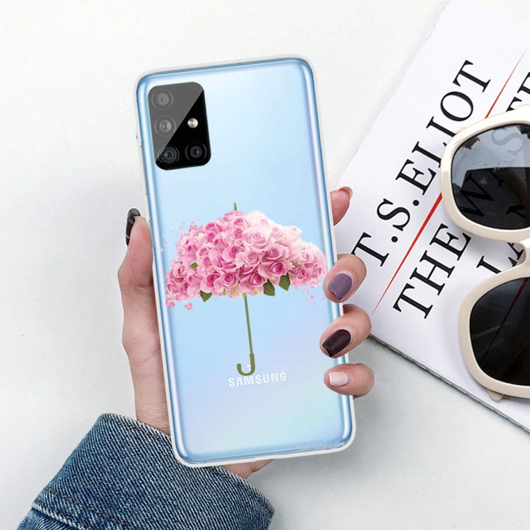 For Samsung Galaxy A71 Shockproof Painted TPU Protective Case