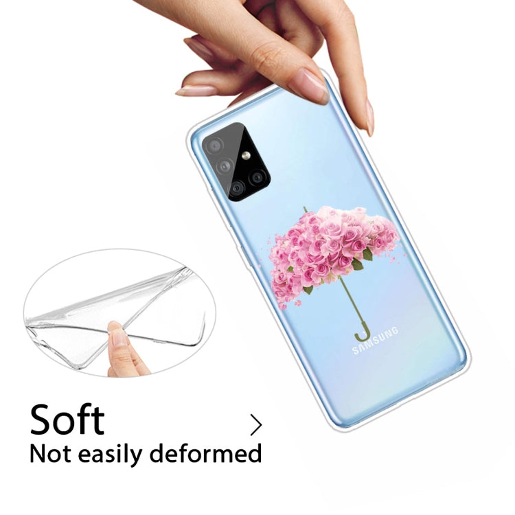 For Samsung Galaxy A71 Shockproof Painted TPU Protective Case