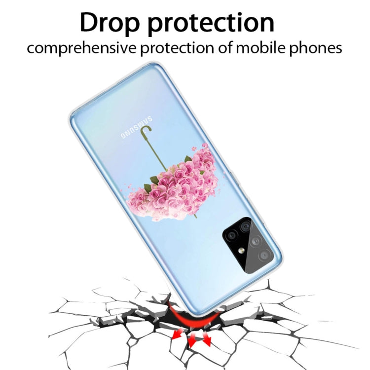 For Samsung Galaxy A71 Shockproof Painted TPU Protective Case