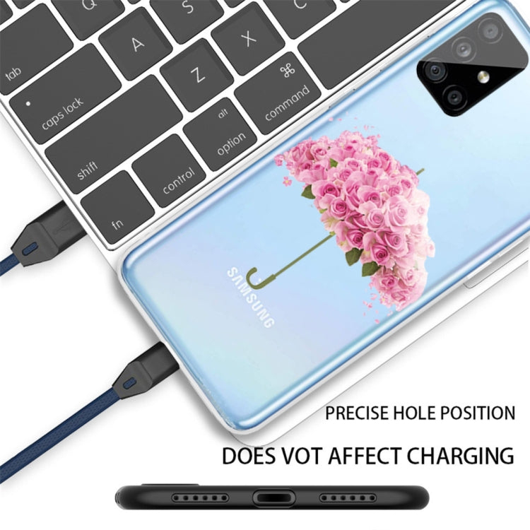 For Samsung Galaxy A71 Shockproof Painted TPU Protective Case