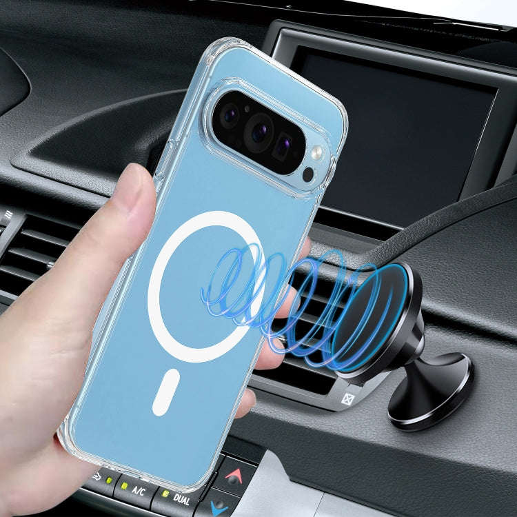 For Google Pixel 9 Pro MagSafe Clear Acrylic PC Hybrid TPU Phone Case - Transparent