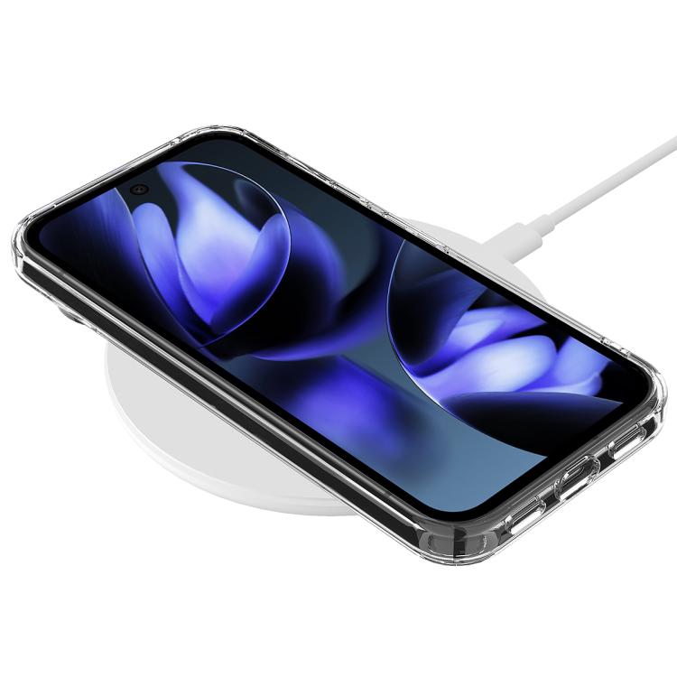 For Google Pixel 10 Pro XL MagSafe Clear Acrylic PC Hybrid TPU Phone Case - Transparent