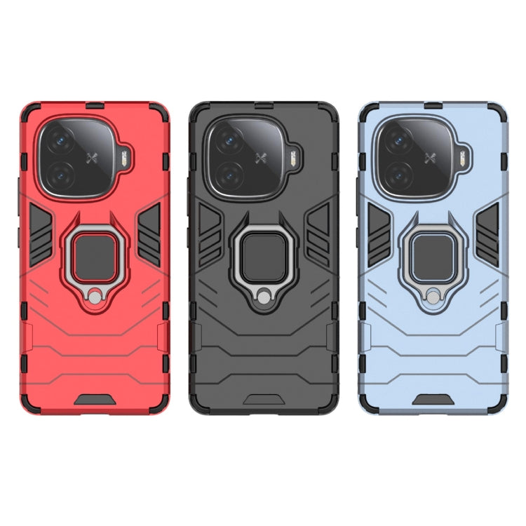 For vivo iQOO Z9 Turbo 5G Shockproof PC + TPU Holder Phone Case
