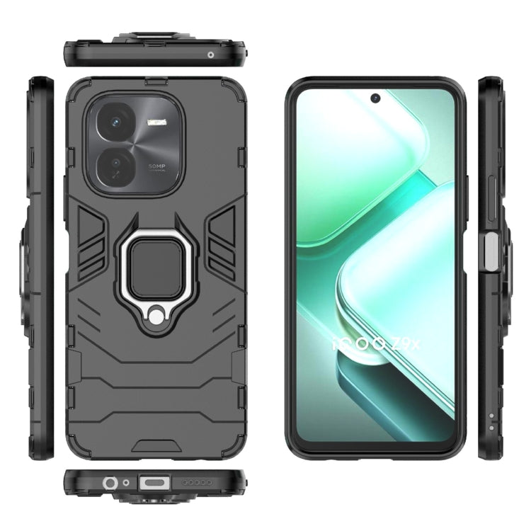 For vivo iQOO Z9X 5G Shockproof PC + TPU Holder Phone Case