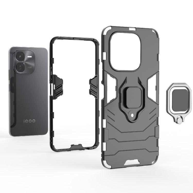 For vivo iQOO Z9X 5G Shockproof PC + TPU Holder Phone Case