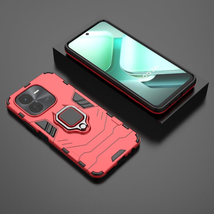 For vivo iQOO Z9X 5G Shockproof PC + TPU Holder Phone Case