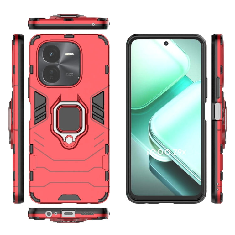 For vivo iQOO Z9X 5G Shockproof PC + TPU Holder Phone Case