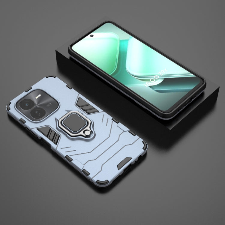 For vivo iQOO Z9X 5G Shockproof PC + TPU Holder Phone Case
