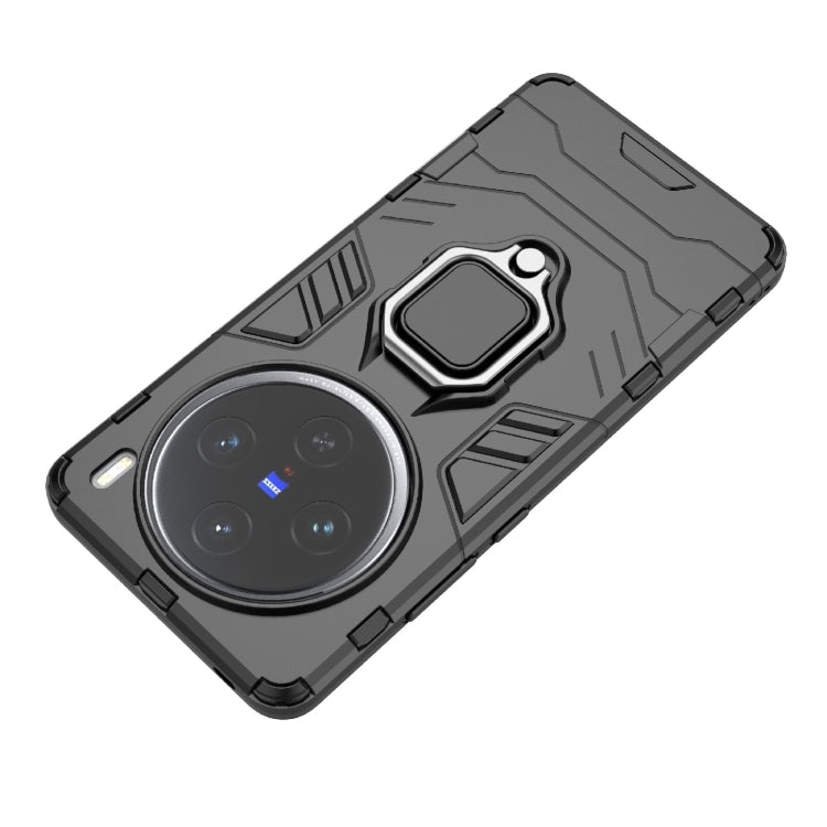 For vivo X100S Shockproof PC + TPU Holder Phone Case
