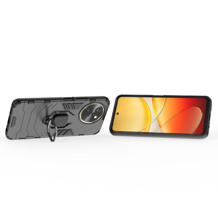 For vivo T3X 5G Shockproof PC + TPU Holder Phone Case