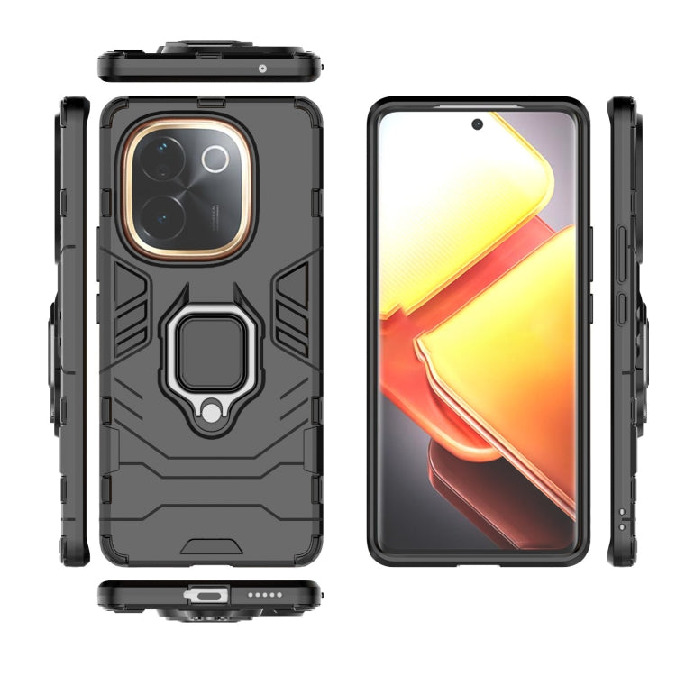 For vivo iQOO Z9s Pro Shockproof PC + TPU Holder Phone Case