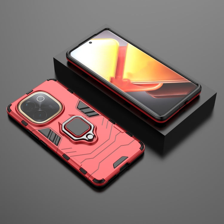 For vivo iQOO Z9s Pro Shockproof PC + TPU Holder Phone Case