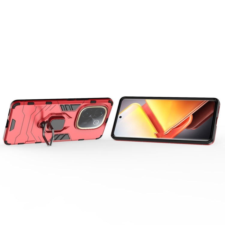 For vivo iQOO Z9s Pro Shockproof PC + TPU Holder Phone Case