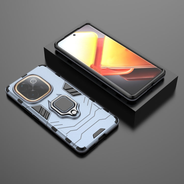 For vivo iQOO Z9s Pro Shockproof PC + TPU Holder Phone Case