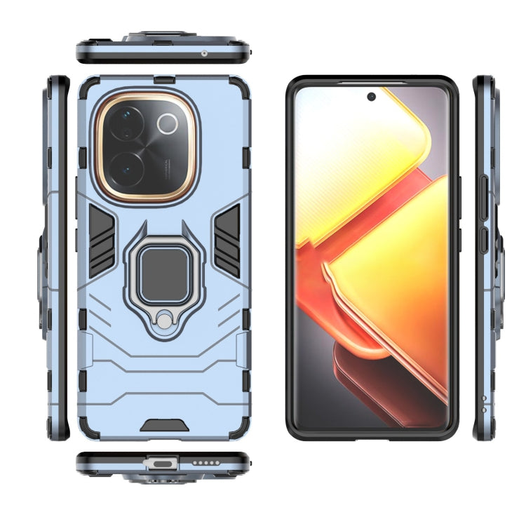 For vivo iQOO Z9s Pro Shockproof PC + TPU Holder Phone Case