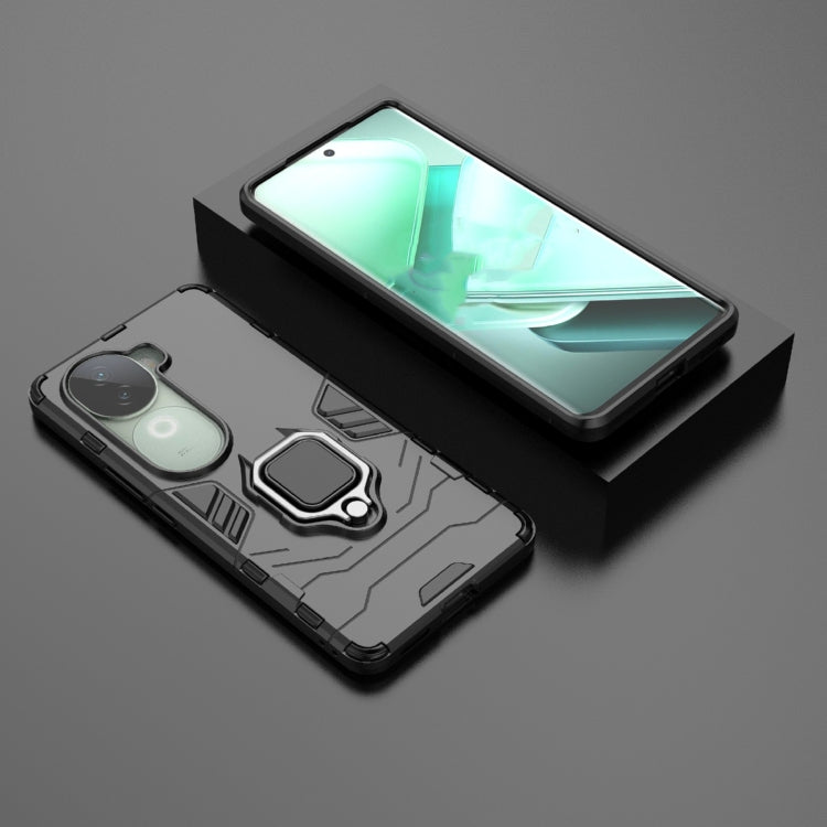 For vivo iQOO Z9s 5G Shockproof PC + TPU Holder Phone Case