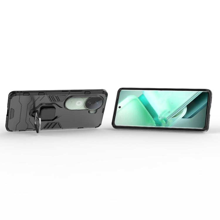 For vivo iQOO Z9s 5G Shockproof PC + TPU Holder Phone Case