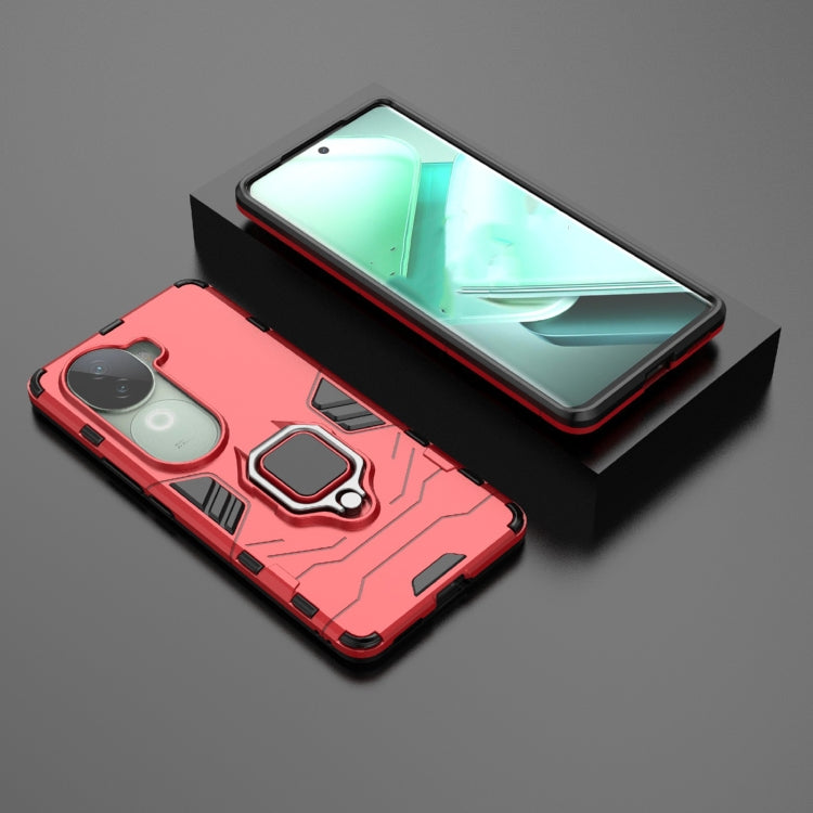 For vivo iQOO Z9s 5G Shockproof PC + TPU Holder Phone Case
