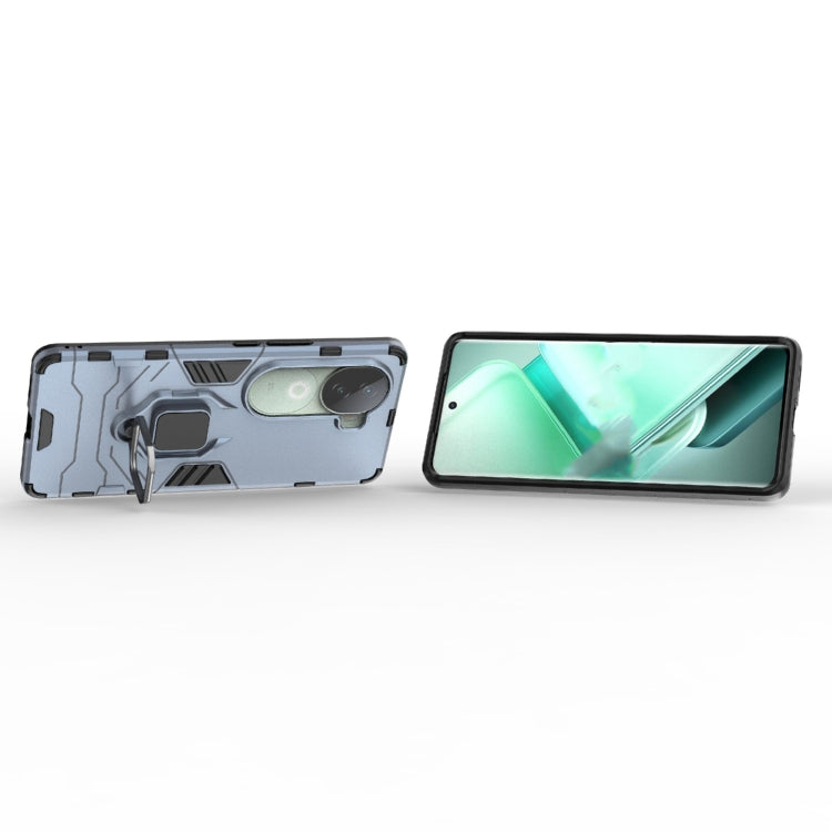 For vivo iQOO Z9s 5G Shockproof PC + TPU Holder Phone Case