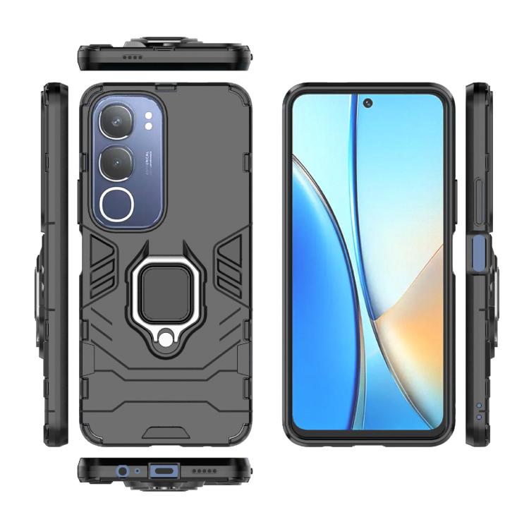 For vivo Y29 5G Global Shockproof PC + TPU Holder Phone Case
