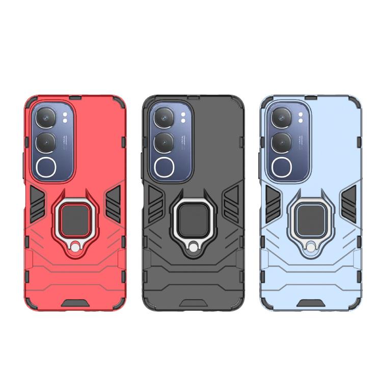 For vivo Y29 5G Global Shockproof PC + TPU Holder Phone Case