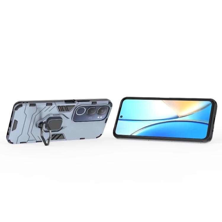 For vivo Y29 5G Global Shockproof PC + TPU Holder Phone Case