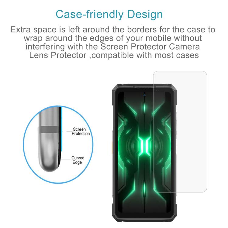 For Ulefone Armor 33 10pcs 0.26mm 9H 2.5D Tempered Glass Film