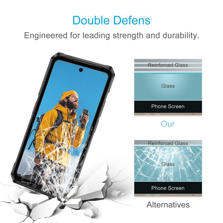 For Ulefone Armor 26 Ultra 50pcs 0.26mm 9H 2.5D Tempered Glass Film