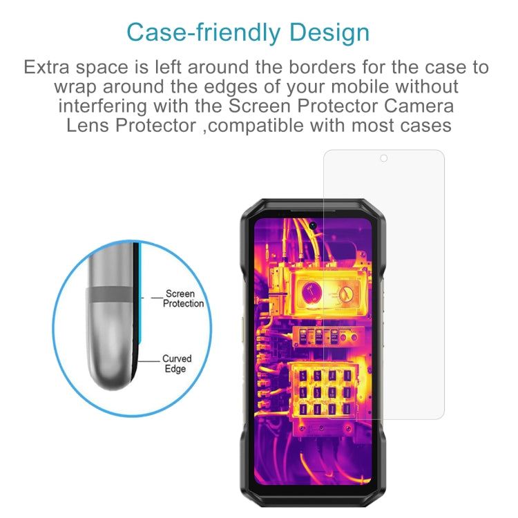 For Ulefone Armor 27T 50pcs 0.26mm 9H 2.5D Tempered Glass Film