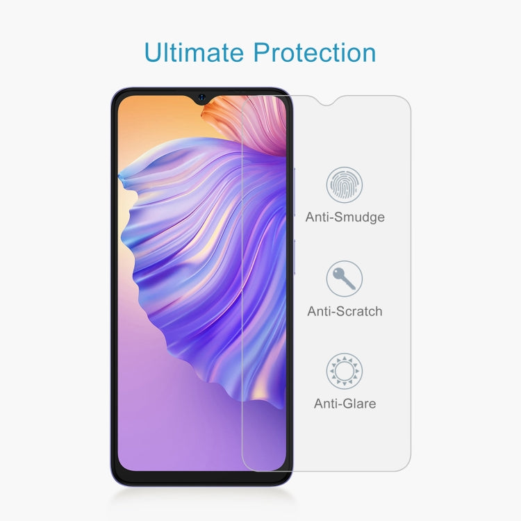 For Ulefone Note 21 50pcs 0.26mm 9H 2.5D Tempered Glass Film