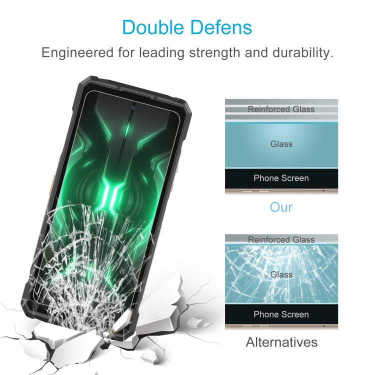 For Ulefone Armor 33 Pro 50pcs 0.26mm 9H 2.5D Tempered Glass Film