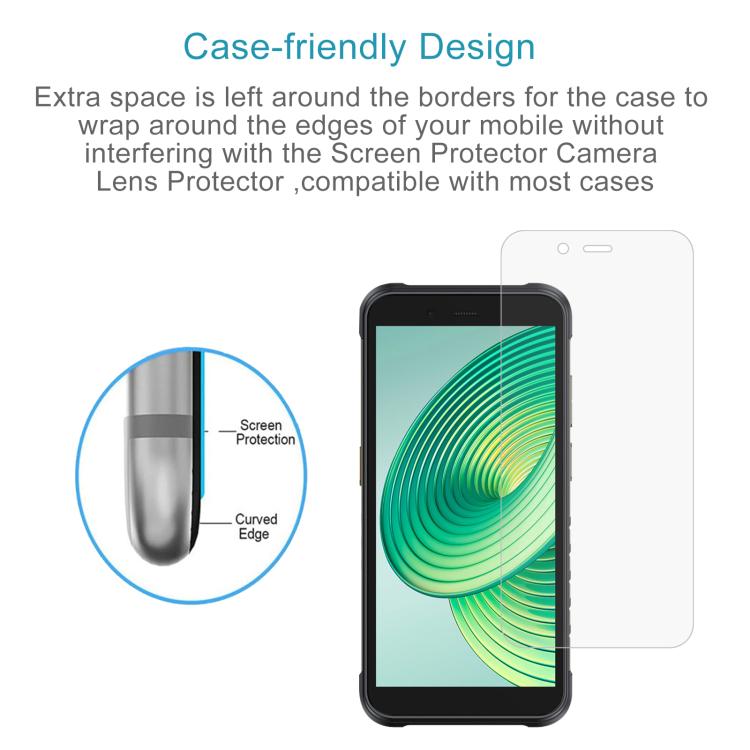 For Ulefone RugKing 50pcs 0.26mm 9H 2.5D Tempered Glass Film