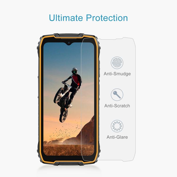 For Ulefone RugKing 4 Pro 50pcs 0.26mm 9H 2.5D Tempered Glass Film