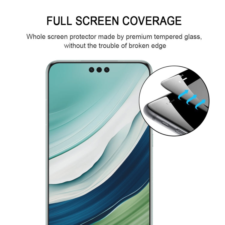 For Huawei Mate 70 Pro / 70 Pro+ 3D Curved Edge Full Screen Tempered Glass Film - Black