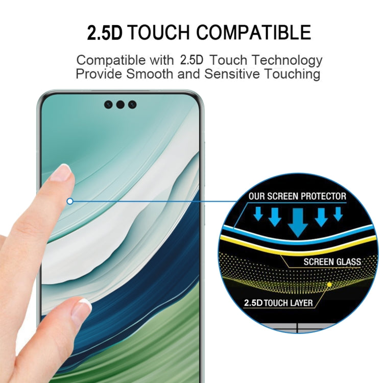 For Huawei Mate 70 Pro / 70 Pro+ 3D Curved Edge Full Screen Tempered Glass Film - Black
