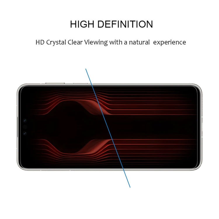 For Huawei Mate 70 RS Ultimate 3D Curved Edge Full Screen Tempered Glass Film - Black