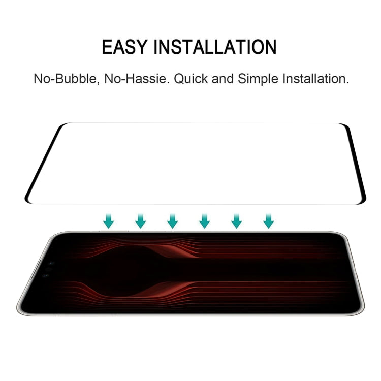 For Huawei Mate 70 RS Ultimate 3D Curved Edge Full Screen Tempered Glass Film - Black