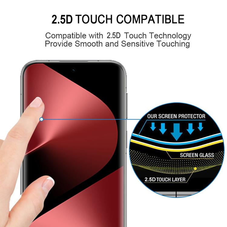 For Huawei Pura 80 Ultra 5G 3D Curved Edge Full Screen Tempered Glass Film - Black