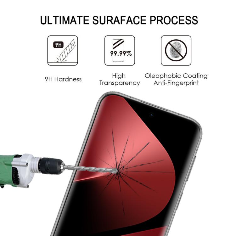 For Huawei Pura 80 Ultra 5G 3D Curved Edge Full Screen Tempered Glass Film - Black