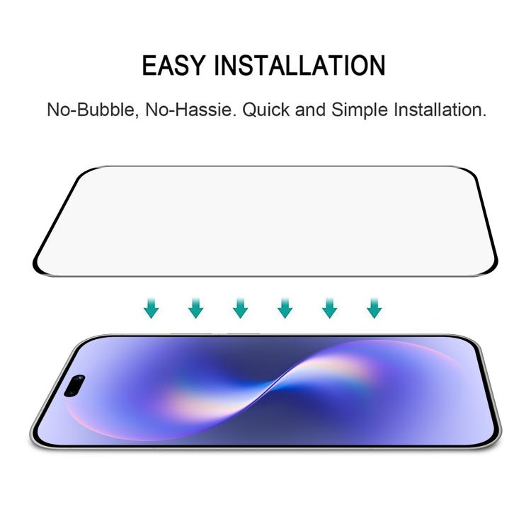 For Huawei nova 15 Pro 3D Curved Edge Full Screen Tempered Glass Film - Black