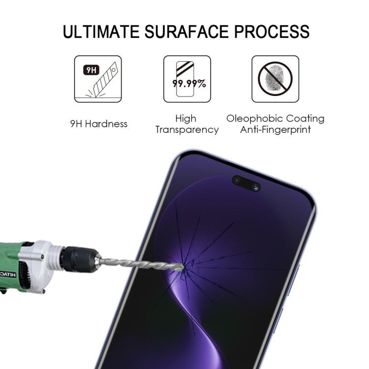 For Huawei nova 15 Ultra 3D Curved Edge Full Screen Tempered Glass Film - Black