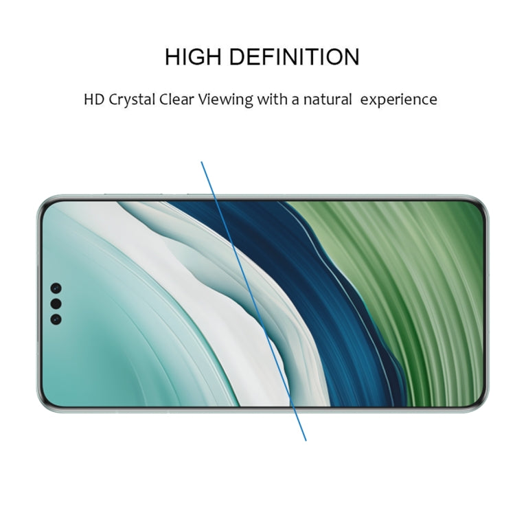 For Huawei Mate 70 Pro / 70 Pro+ 25pcs 3D Curved Edge Full Screen Tempered Glass Film - Black